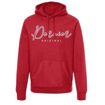 Dernier Distressed Script Heavy Weight Hoodie