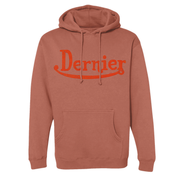 Dernier Distressed Signature Script Hoodie