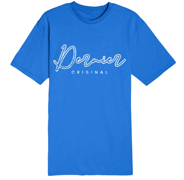 Dernier Distressed Script Tee
