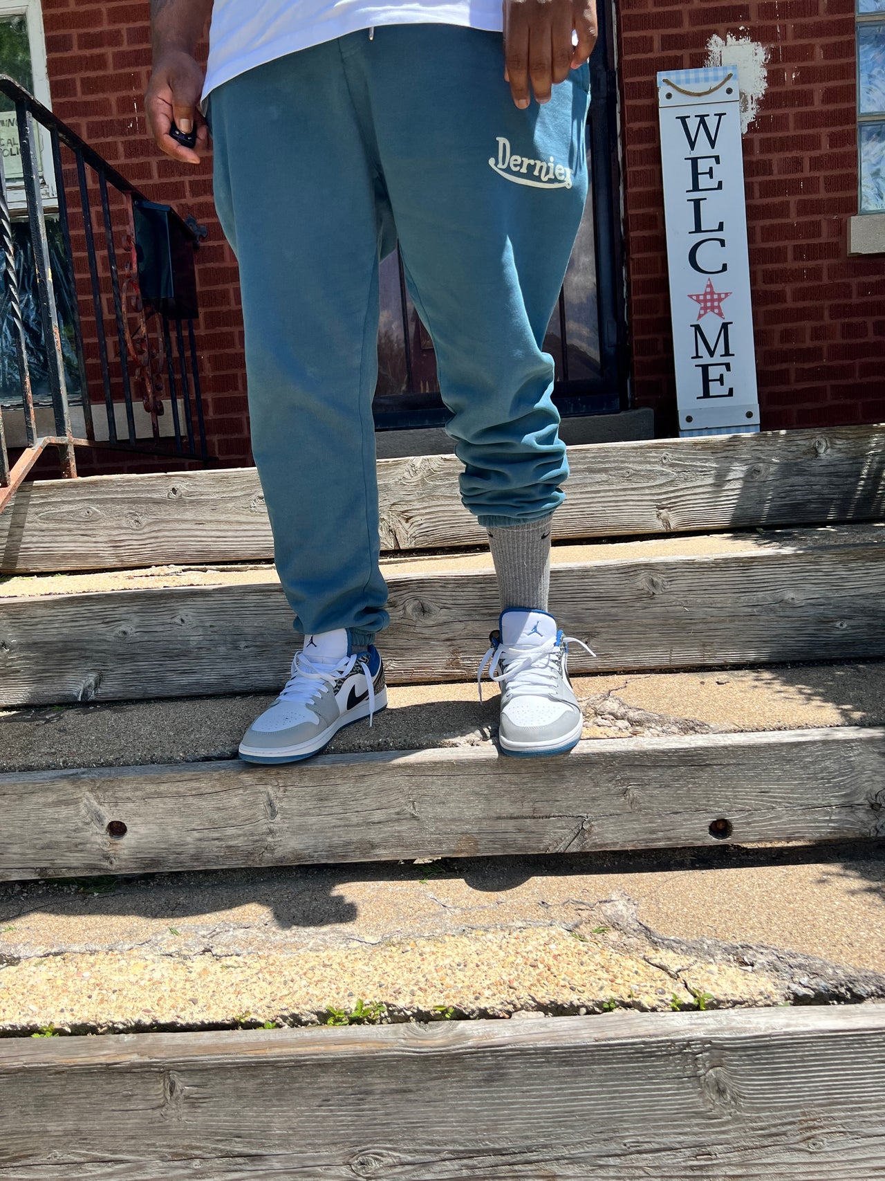 Dernier Signature Script Pigment Dyed Joggers