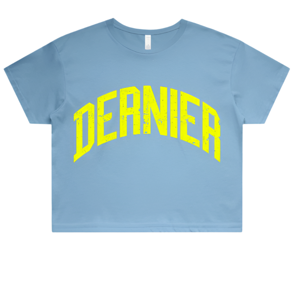 Dernier Women’s Script Collegiate Tee
