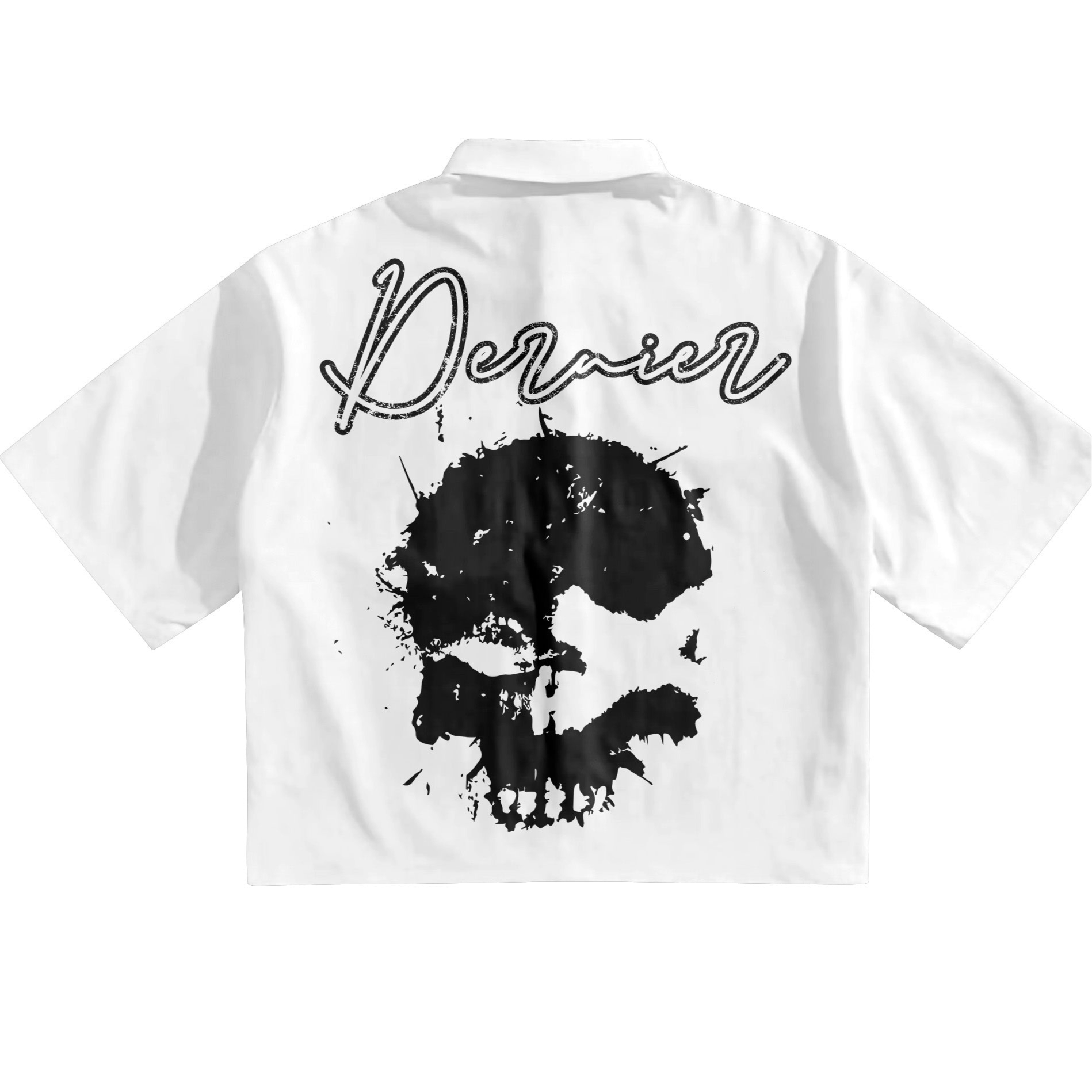 Dernier Cropped Button-Down Shirt