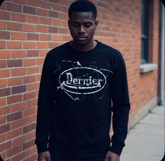 Dernier Broken Script Long Sleeve Tee