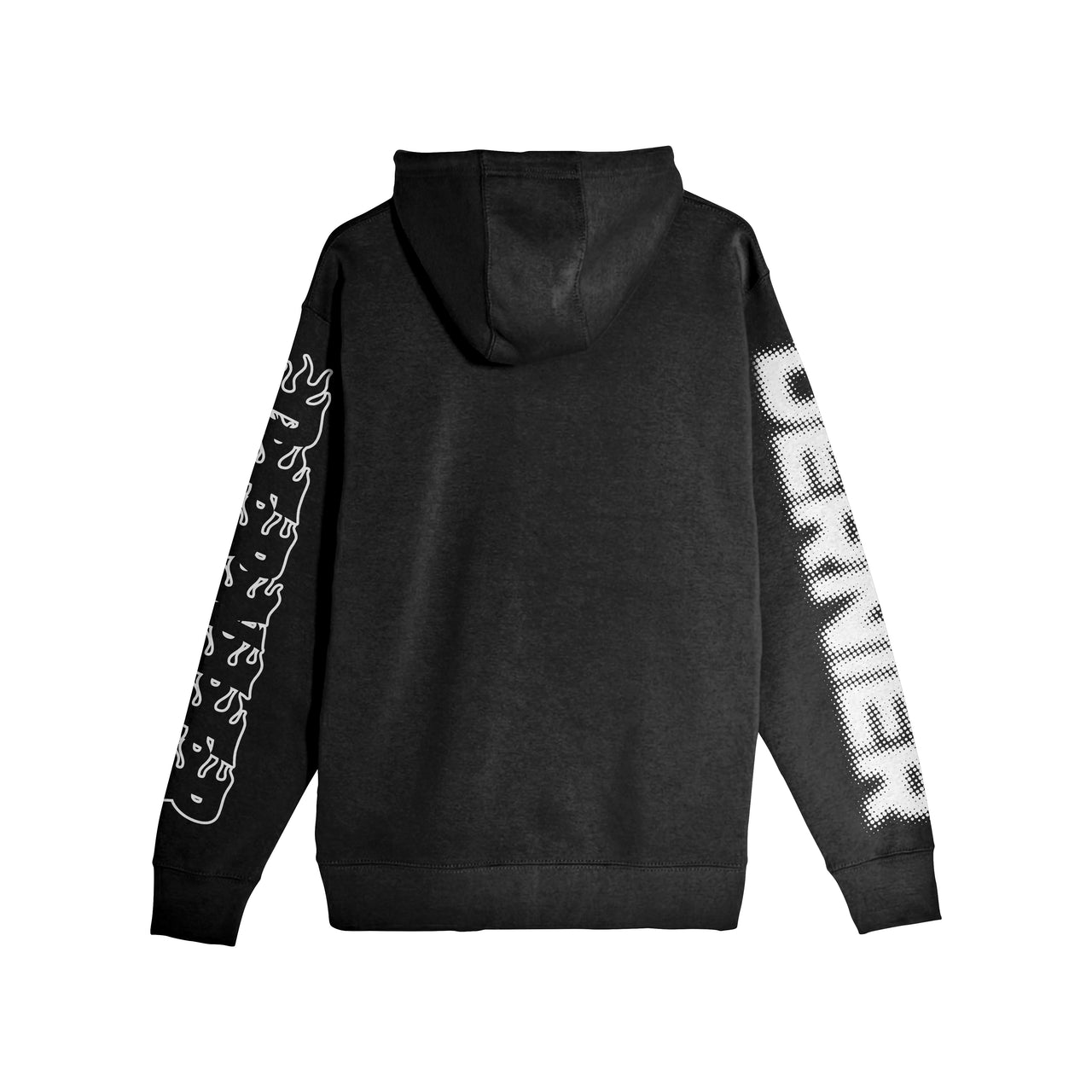 Dernier Script Zip Up Hoodie